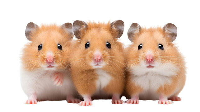 Hamster on transparent background PNG