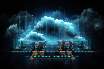 Fototapeta na wymiar Cloud Computing