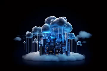 Fotobehang Cloud Computing © Annika