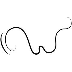 Outline  breath of wind.