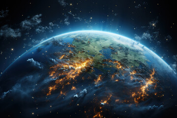 Obraz premium planet earth in space