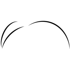 Outline  breath of wind.