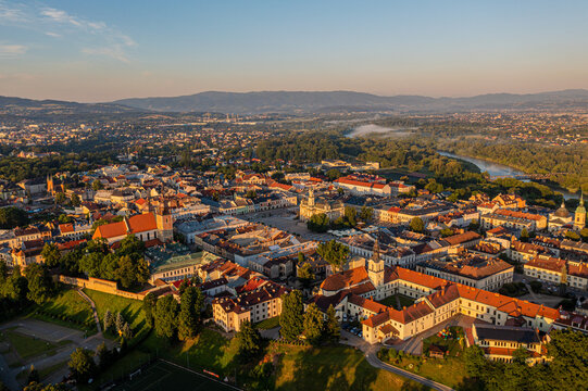 Nowy Sącz, Centrum, Miasta- Old Town Nowy Sacz, Poland, EU.