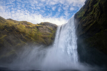 La cascade de Skógafoss en Islande