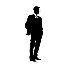 business person silhouette illustration 