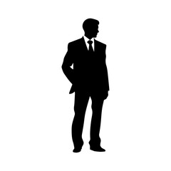 business person silhouette illustration 