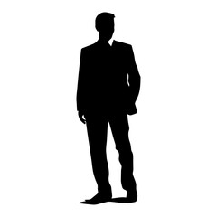 business person silhouette illustration 