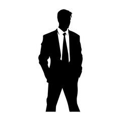 business person silhouette illustration 