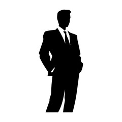 business person silhouette illustration 
