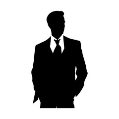 business person silhouette illustration 