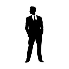 business person silhouette illustration 