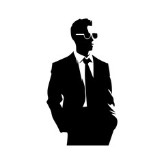 business person silhouette illustration 