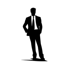 business person silhouette illustration 