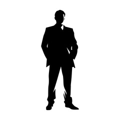 business person silhouette illustration 