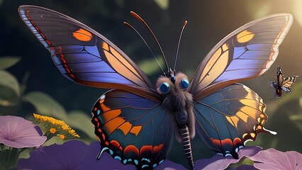 butterfly, insect, nature