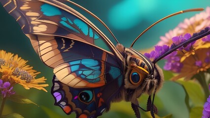 butterfly, insect, nature