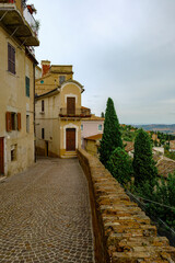 Fototapeta na wymiar View from the city of Osimo, Marche region of Italy