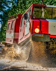 Fototapeta premium truck, train, locomotive, transportation, transport