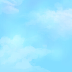 blue sky with clouds