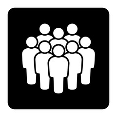 Symbol, ikona ludzi. Grafika wektorowa.