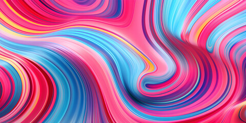 Fototapeta premium abstract colourful pink blue flowing paint ripple background
