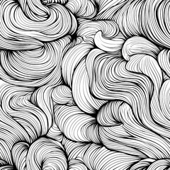 Seamless Abstract Impressions: Line Art Patterns for Prints and Digital Art