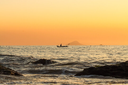 Amanhecer na praia