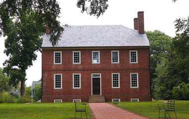 Fototapeta na wymiar Historic Kenmore Mansion in Fredericksburg, Virginia, USA