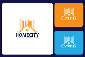 Home City Logo Design Template