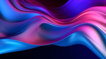 Fototapeta premium abstract background with colorful waves