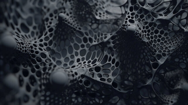 futuristic technology background, 3D, KI. Generative AI