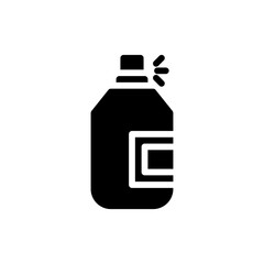 Fototapeta premium pepper spray glyph icon