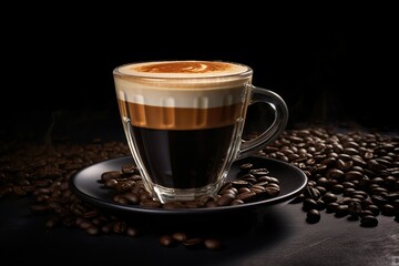 Professional food photography of ristretto