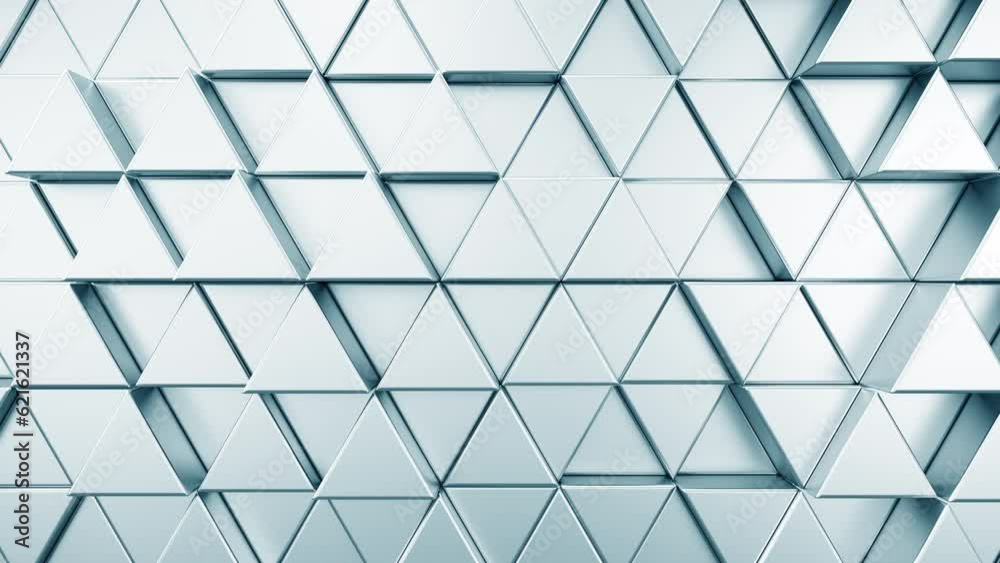 Poster white 3d abstract background. bright motion wave texture with empty space for business concept. tria