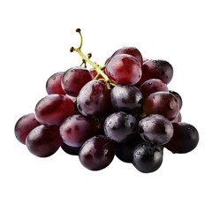 grapes isolated on white background