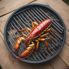 Lobster on the grill