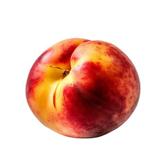 peach isolated on white background