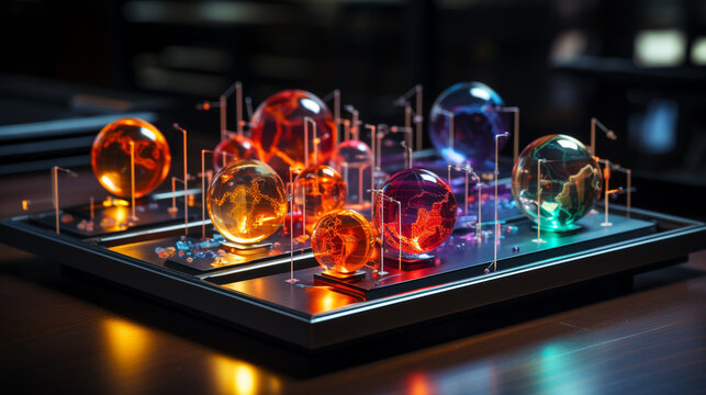 showcasing a diversified portfolio and the potential for long - term growth. The image promotes the importance of strategic investment planning for business success. AI generative image for you. 