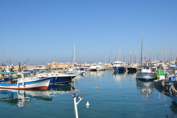 The port of Jaffa.