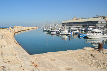 The port of Jaffa.
