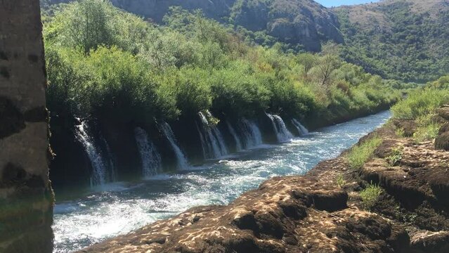 Explore the breathtaking beauty of Bunski Kanali waterfall