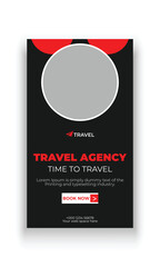 Travel agency social media story holiday banner