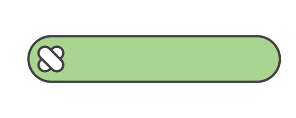 Obraz premium Capsule Simple InfographicLabel