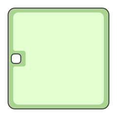 Square Simple Infographic Stencil Textbox