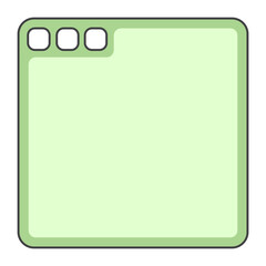 Square Simple Infographic Stencil Textbox