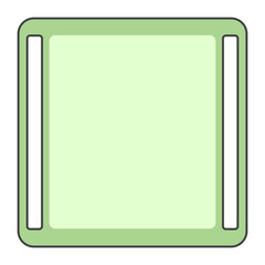 Square Simple Infographic Stencil Textbox