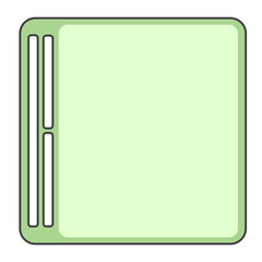 Square Simple Infographic Stencil Textbox