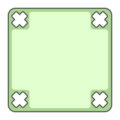 Square Simple Infographic Stencil Textbox