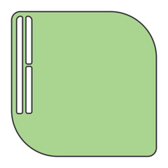 Leaf Shape Simple Infographic Textbox