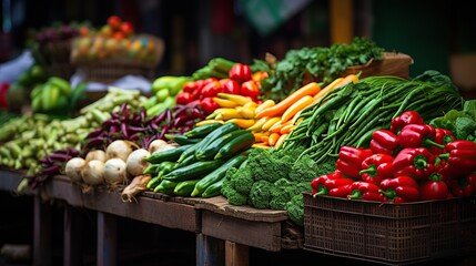 vegetables at the market ai generated image